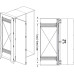 Комплект фурнитуры FINETTA SPINFRONT для двойных дверных складывающихся полотен вес 60 кг для глубины корпуса 805 мм высота 2200 - 2700 мм 2D