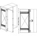 Комплект фурнитуры FINETTA SPINFRONT для двойных дверных складывающихся полотен вес 60 кг высота 2200 - 2700 мм глубина 905 мм 2D