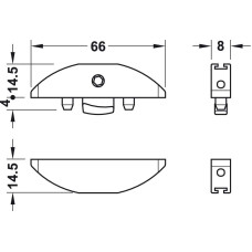 Корпусная стяжка CLAMEX S-18 (50 или 300 шт)