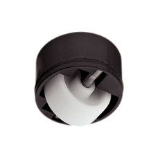 Мебельный ролик стационарный пластмасса черный 36 мм рабочая поверхность мягкая до 50 кг на ролик для паркета или ламината
