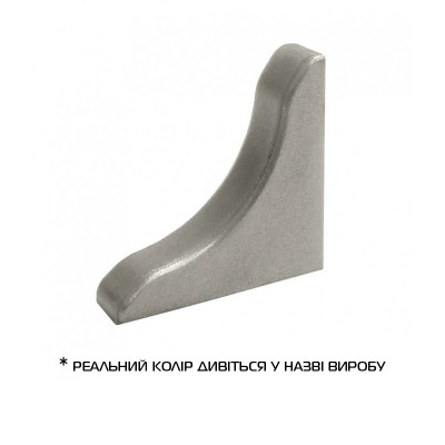 Бортик LB-15 Korner заглушка Белая 600