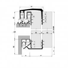 Комплект роликів для розсувної системи M02 8250 SFT, Albatur