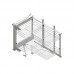Магічний кут Maxima Classic Corner front лев.900, хром