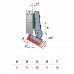 Петля Кутова 30 ° з доводчиком, з лапкою H=2 Soft Close, LinkenSystem