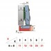Петля Накладна 100 ° з доводчиком, з лапкою H=0 Easy Motion, LinkenSystem