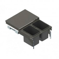 Відро-контейнер SEGREGO-600 графіт H=425 (2х20л) L-400 (403), Rejs