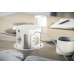 Подовжувач GTV COMFORT PLUS 120мм 4 розетки SCHUKO 2xUSB 2,4A 2xRJ45 WC 5W  провід 1,5м Білий