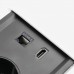 Подовжувач GTV PRESTINO 2 розетки SCHUKO USB А+С QC RJ45, HDMI провід 1,5м Білий