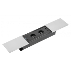 Подовжувач GTV PRESTINO 2 розетки SCHUKO USB А+С QC RJ45, HDMI провід 1,5м Алюміній Подовжувач GTV PRESTINO 2 розетки SCHUKO USB А+С QC RJ45, HDMI провід 1,5м Алюміній