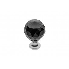 Ручка GTV Crystal Palace CRPA d 30 Хром+Чорне скло EOL