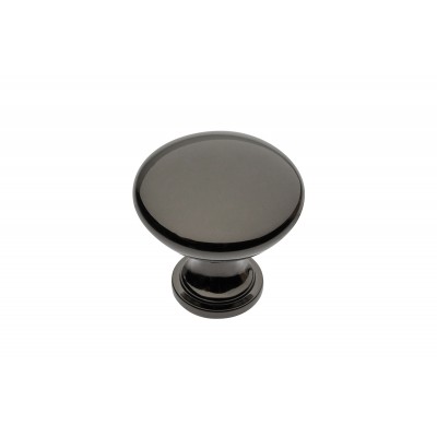 Ручка кнопка GTV TERNI d 30 мм Чорний хром