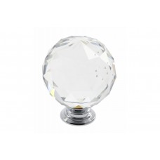 Ручка GTV Crystal Palace CRPJ d 40 Хром+Скло