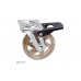 Меблевий ролик SHIFT d75 Коричневий з фіксатором