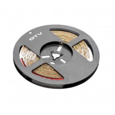 Стрічка світлодіодна GTV Flash CCT 2835 600 діодів 30W 8мм бухта 5м + кабель 15см з mini amp EOL