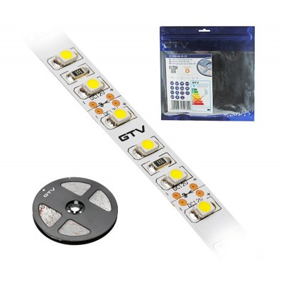 Стрічка світлодіодна GTV Flash 2835 600 діодів 33W 5 мм т/б бухта 5м