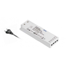 Трансформатор GTV SLIM EASY CLICK 12V 9W з проводом і miniAMP Трансформатор GTV SLIM EASY CLICK 12V 9W з проводом і miniAMP