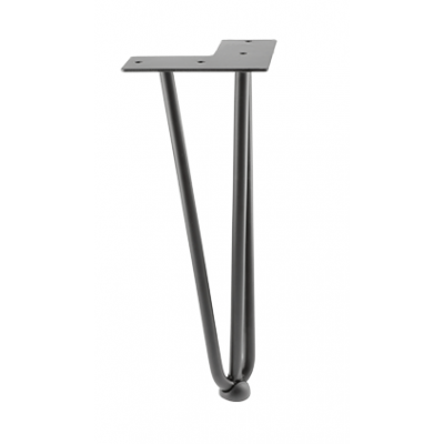 Меблева опора GTV ARTO 12х304 мм Чорна