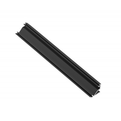 LED-профіль GTV кутовий накладний 2м Чорний матовий