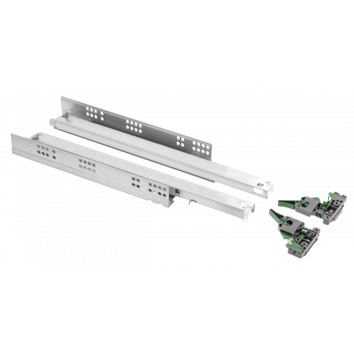 Направляюча MODERN SLIDE PRO нижнього кріплення повного висуву L-350 (16-18 мм) 3D