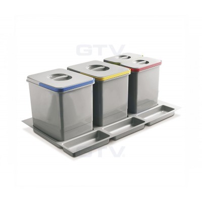 Сегрегатор GTV MULTINO 800 мм 2х15л +2х7л Графіт
