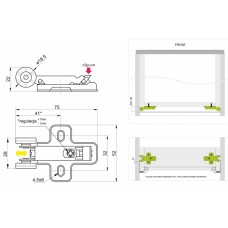 Стабілізатор для направляючих MODERN SLIDE