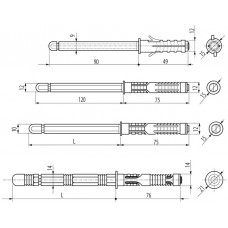 Полицетримач GTV врізний CLEAR 10х145 мм