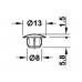Заглушка d8x13 RAL9005 чорний 04500387 500 шт