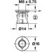 Корпус стяжки Stablofix оцинкований 18 мм 26288904