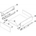 Комплект висувних ящиків Matrix Box Slim A 30 кг 128 х 450 мм з push to open білий 55222764