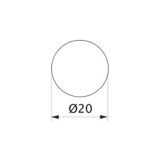 Заглушка минификса самоклеющаяся Folmag d=20 зеленый лайм 68 (28 шт)