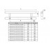 Ручка рейлінгова GIFF RE1004/288 L=368 RS хром