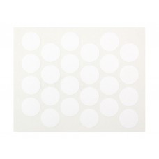 Заглушка мініфікса самоклеюча Weiss d=20 білий (24 шт) (1110)