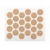 Заглушка мініфікса самоклеюча Weiss d=20 груша (24 шт) (7071)