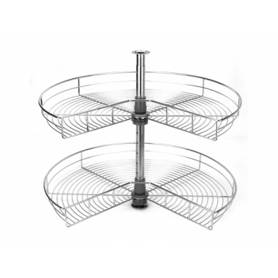 Карусель 3/4 GIFF d=750, h=650-700 хром (2 полиці)