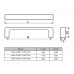 Ручка скоба Gamet UU52-0128-G0004 хром