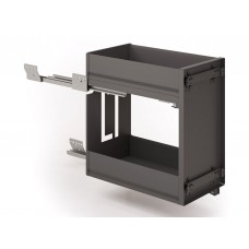 Карго фасад 300 діагональне кріплення з дотягувачем Inoxa Ikona/Helios 6102HY ардезія (2 полиці)