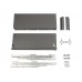 Висувний ящик GIFF PRIME FlatBox L=450 H=167 графіт