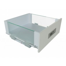 Висувний ящик зі скляними боковинами GIFF PRIME FlatBox L=450 H=167 білий