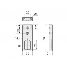 Штанготримач Slider А 29-29 срібло