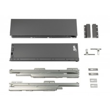 Висувний ящик з відштовхувачем GIFF PRIME FlatBox L=450 H=116 графіт