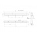 Ручка врізна Gamet MD04-202/128-G0004 хром