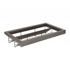 Полиця для взуття висувна з дотягувачем Virno Home 564*420*160 сірий