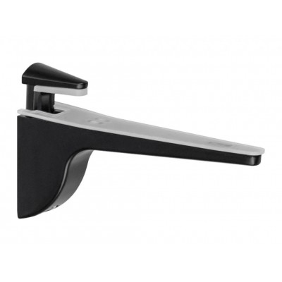 Кріплення для скляної полиці GIFF Ibis L=130 H=65 чорний