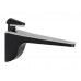 Кріплення для скляної полиці GIFF Ibis L=130 H=65 чорний