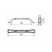 Ручка скоба Gamet UR38-0128-G0031 античне срібло