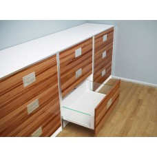 Висувний ящик зі скляними боковинами GIFF PRIME FlatBox L=500 H=199 білий